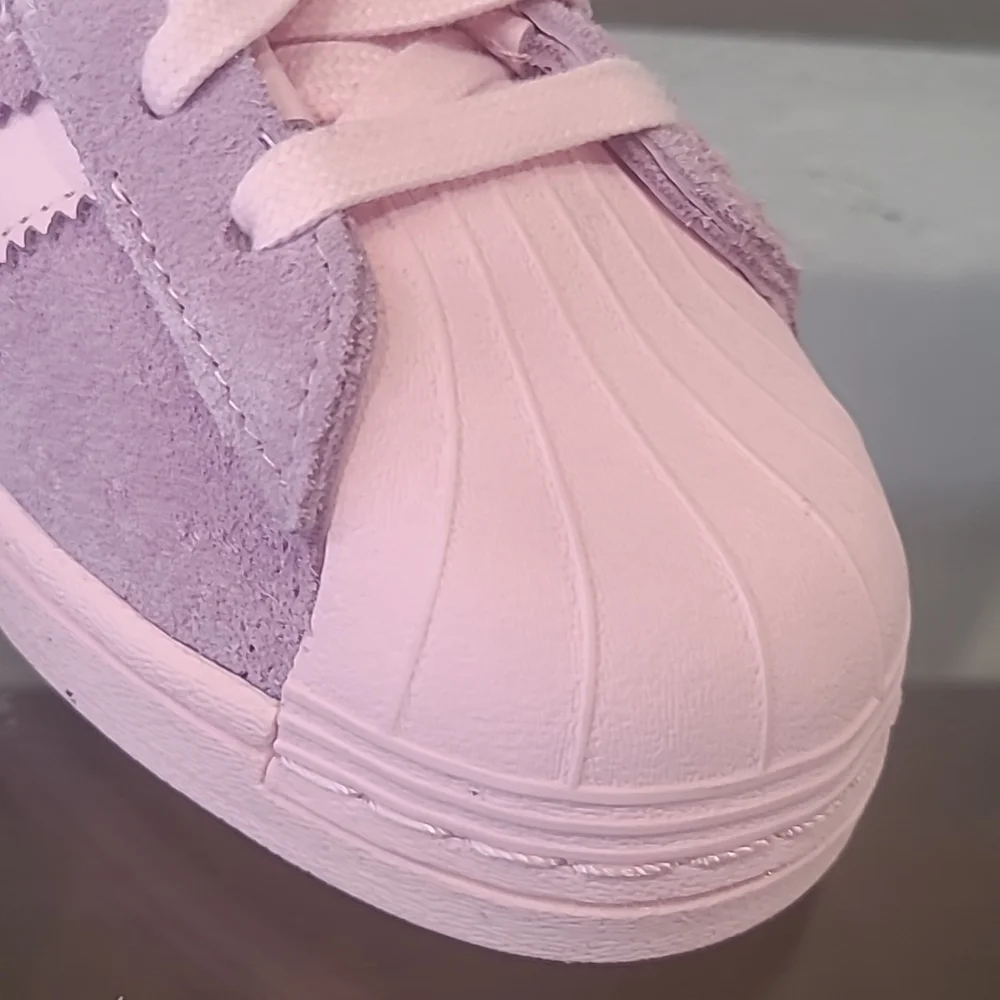 NWT Adidas Superstar minimalis Originals pink & purple men's size 7.5 - Picture 5 of 12